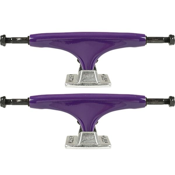 Tensor Trucks Alloy Purple / Raw Skateboard Trucks - 5.25" Hanger 8.0" Axle (Set of 2)