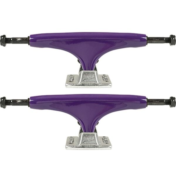 Tensor Trucks Alloy Purple / Raw Skateboard Trucks - 5.25" Hanger 8.0" Axle (Set of 2)