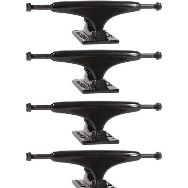 Tensor Trucks Alloy Black Skateboard Trucks - 6.0" Hanger 8.75" Axle (Set of 2)