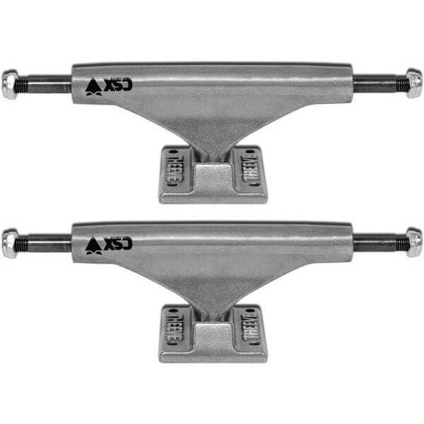 There Skateboards CSX Polished Skateboard Trucks - 5.0" Hanger 7.75" Axle (Set of 2)