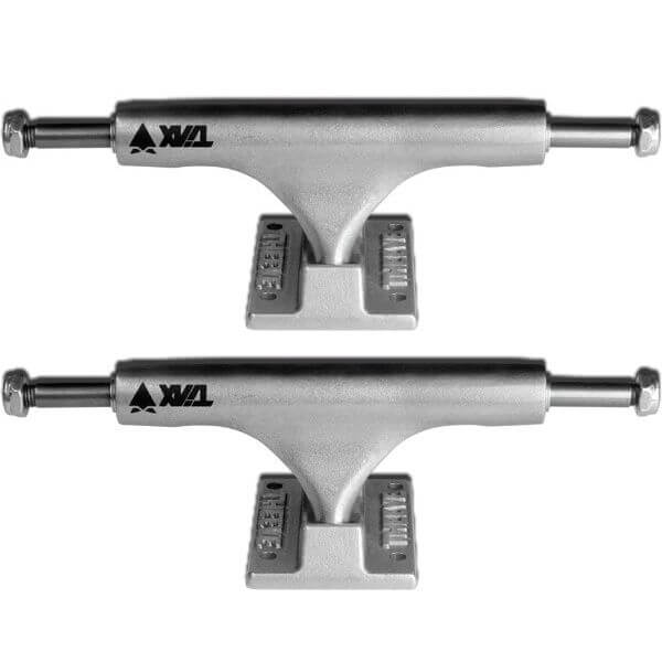 There Skateboards Tiax Polished Skateboard Trucks - 5.25" Hanger 8.0" Axle (Set of 2)