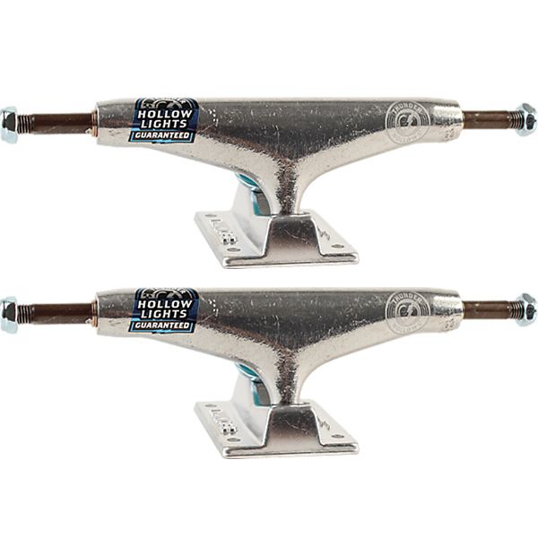 Thunder Trucks 148 Polished II Hollow Lights Skateboard Trucks - 5.5" Hanger 8.25" Axle (Set of 2)