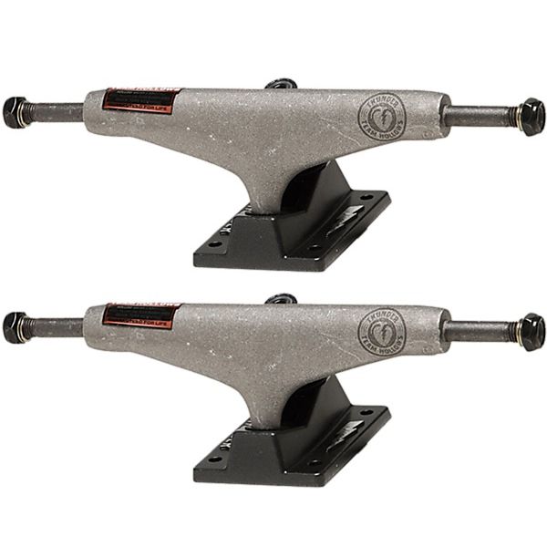 Thunder Trucks 148 Team Hollow Raw / Dark Grey Skateboard Trucks - 5.5" Hanger 8.25" Axle (Set of 2)