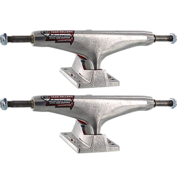 Thunder Trucks 149mm Team Hollows Polished w/ Red Skateboard Trucks - 5.75" Hanger 8.5" Axle (Set of 2)