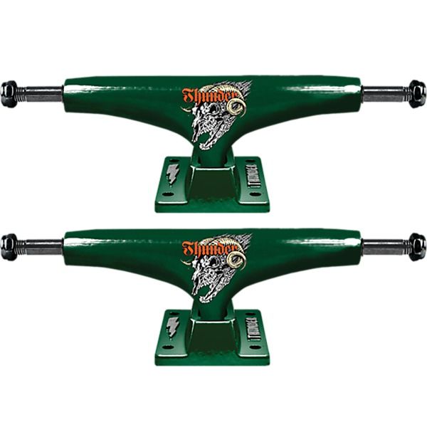 Thunder Trucks 149 Screaming Shadowhorn Green Skateboard Trucks - 5.75" Hanger 8.5" Axle (Set of 2)