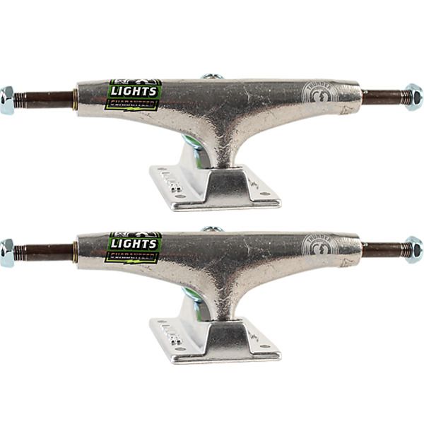 Thunder Trucks 147 Lights II Polished Skateboard Trucks - 5.25" Hanger 8.0" Axle (Set of 2)