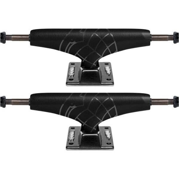 Thunder Trucks 147mm Light Night Black Skateboard Trucks - 5.25" Hanger 8.0" Axle (Set of 2)