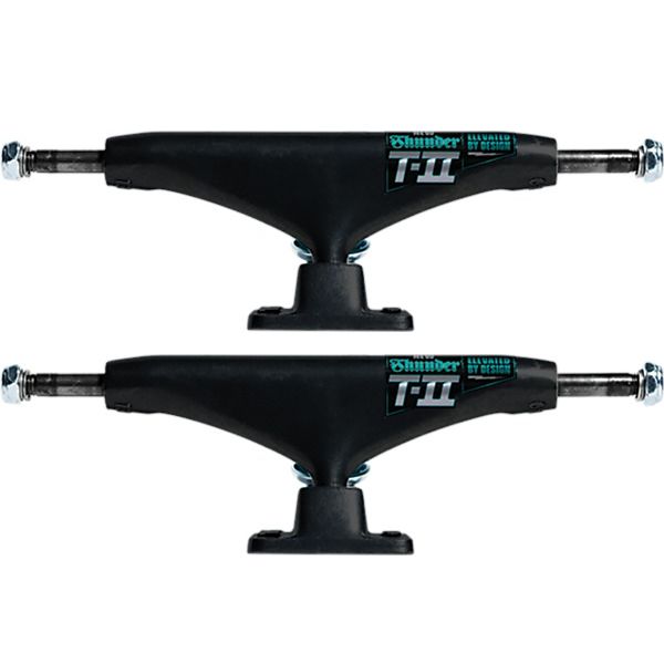 Thunder Trucks 149 Team T-II Matte Black Skateboard Trucks - 5.75" Hanger 8.5" Axle (Set of 2)