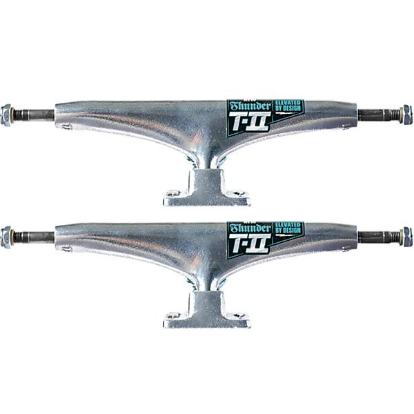 Thunder Trucks 181 Team T-II Polished Skateboard Trucks - 7.0" Hanger 10.0" Axle (Set of 2) Thunder Trucks 181 Team T-II Polished Skateboard Trucks - 7.0" Hanger 10.0" Axle (Set of 2)