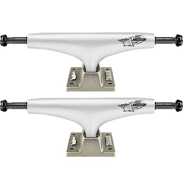 Thunder Trucks Jake Anderson 147 Airstrike Zodiac White / Champagne Skateboard Trucks - 5.25" Hanger 8.0" Axle (Set of 2)