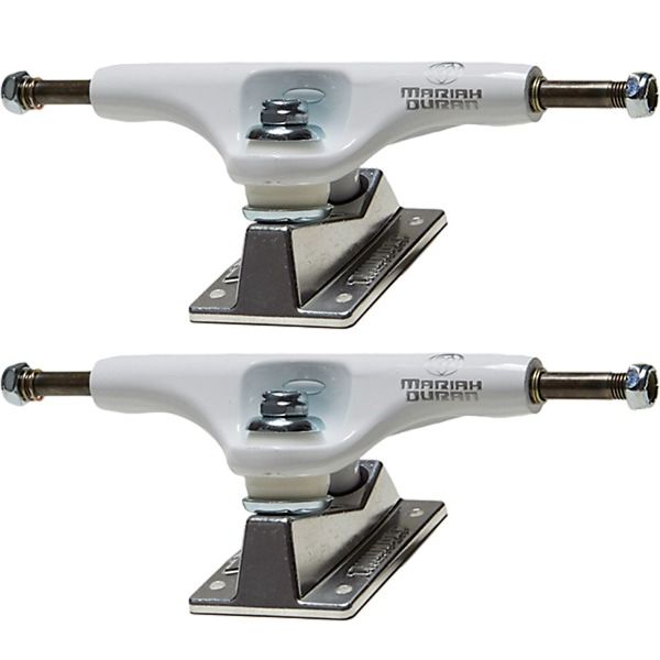 Thunder Trucks Mariah Duran 147 Stamped Hollow Lights White / Polished Skateboard Trucks - 5.25" Hanger 8.0" Axle (Set of 2)