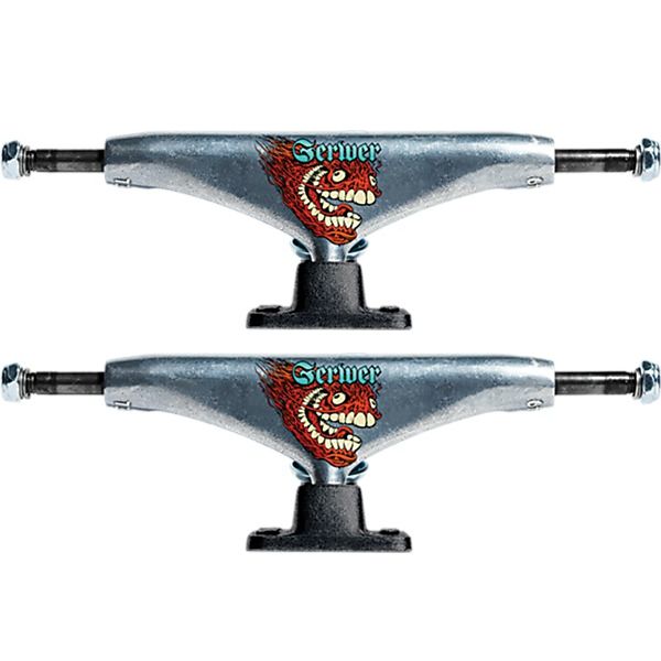 Thunder Trucks Frank Gerwer 148 T-II Screaming Grimple Polished / Black Skateboard Trucks - 5.5" Hanger 8.25" Axle (Set of 2)