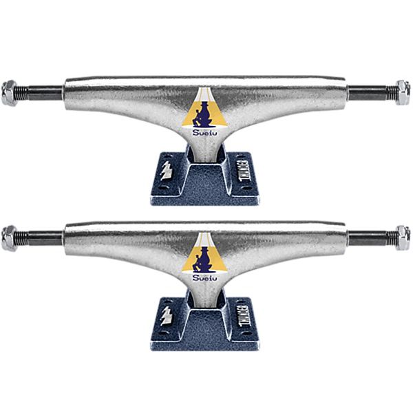 Thunder Trucks Mark Suciu 149 Nightwatch Inverted Polished / Navy Skateboard Trucks - 5.75" Hanger 8.5" Axle (Set of 2)