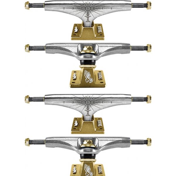 Thunder Trucks Walker Ryan 149 Luminary Polished / Gold Skateboard Trucks - 5.75" Hanger 8.5" Axle (Set of 2)