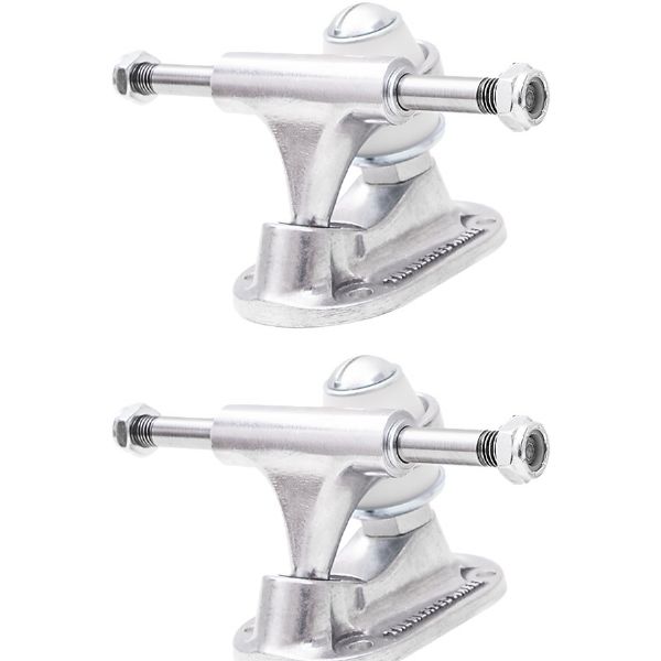 The Heated Wheel Skateboards Polarizer Polished Mini Trucks 4.5" Axle (Set of 2)