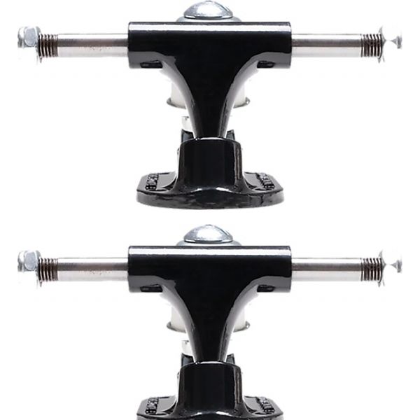 The Heated Wheel Skateboards Polarizer Black Skateboard Trucks 4.5" Axle (Set of 2)