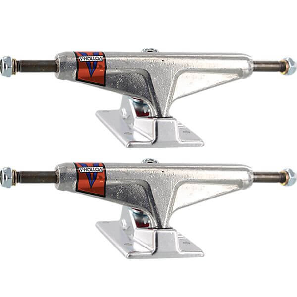 Venture Trucks V-Hollow Low Polished Skateboard Trucks - 5.0" Hanger 7.75" Axle (Set of 2)