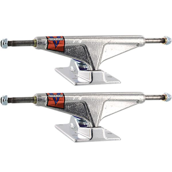Venture Trucks Polished V-Hollow Lights High Silver Skateboard Trucks - 6.14" Hanger 8.75" Axle (Set of 2)