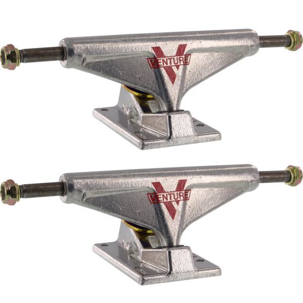 Venture Trucks Standard High Polished Skateboard Trucks - 5.0" Hanger 7.75" Axle (Set of 2)