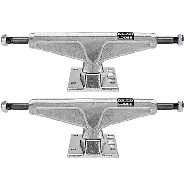 Venture Trucks Team Edition Loose High Polished Skateboard Trucks - 5.8" Hanger 8.5" Axle (Set of 2) Venture Trucks Team Edition Loose High Polished Skateboard Trucks - 5.8" Hanger 8.5" Axle (Set of 2)