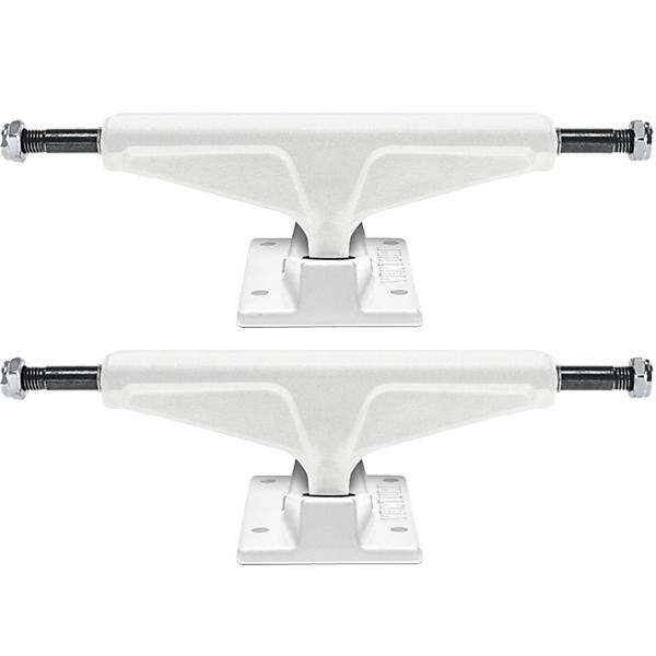 Venture Trucks Team-ED White Lightning II Low White / White Skateboard Trucks - 5.0" Hanger 7.75" Axle (Set of 2)