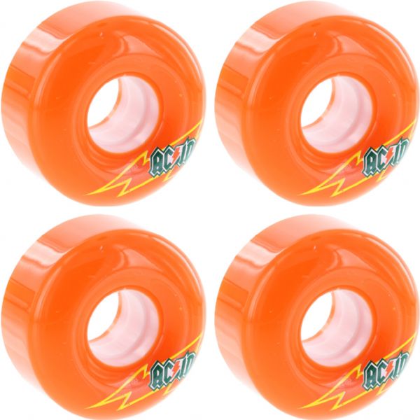 Acid Chemical Wheels Funner Skateraid Orange Skateboard Wheels - 56mm 86a (Set of 4)
