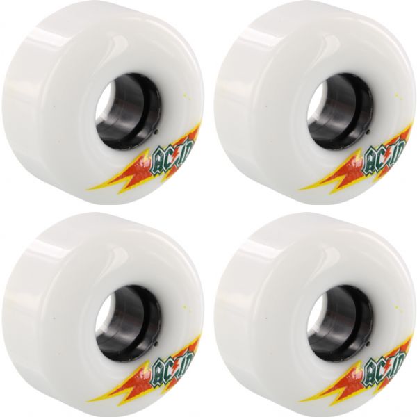 Acid Chemical Wheels Funner Skaterade White Skateboard Wheels - 56mm 86a (Set of 4)