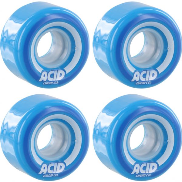 Acid Chemical Wheels Pods Conical Blue Skateboard Wheels - 53mm 86a (Set of 4) Acid Chemical Wheels Pods Conical Blue Skateboard Wheels - 53mm 86a (Set of 4)