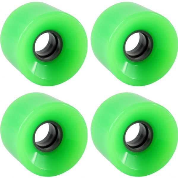 Blank Skateboards Neon Green Skateboard Wheels 60mm 83a (Set of 4)