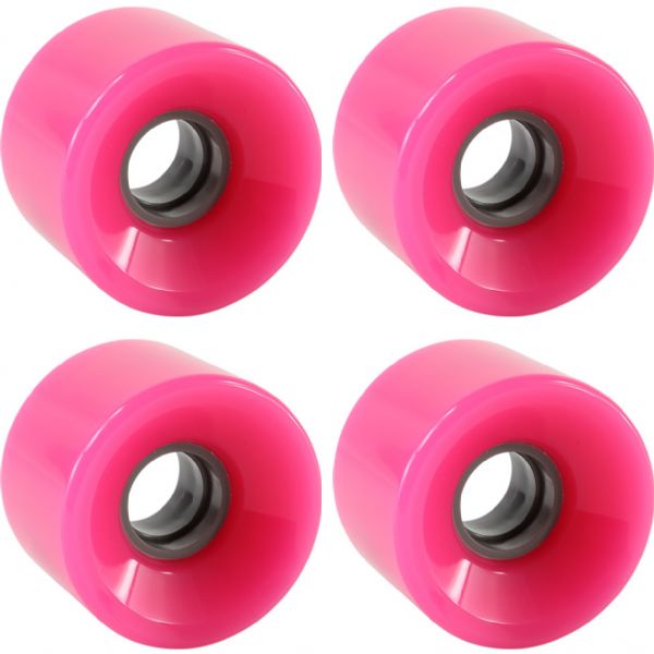 Blank Skateboards Solid Pink Skateboard Wheels - 60mm 83a (Set of 4)