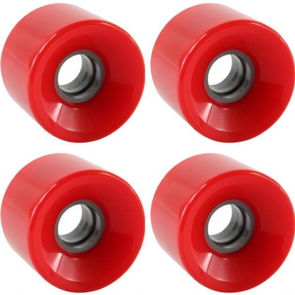 Blank Skateboards Solid Red Skateboard Wheels 60mm 83a (Set of 4