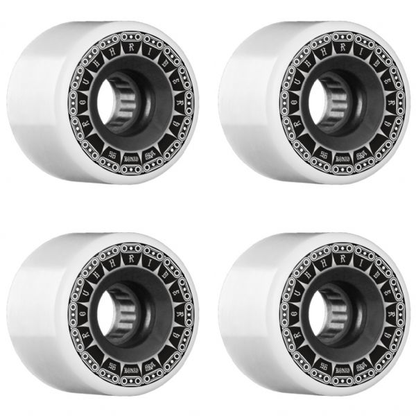 Bones Wheels ATF Rough Rider Skull Bones Red Skateboard Wheels - 59mm 80a (Set of 4) Bones Wheels ATF Rough Rider Skull Bones Red Skateboard Wheels - 59mm 80a (Set of 4)