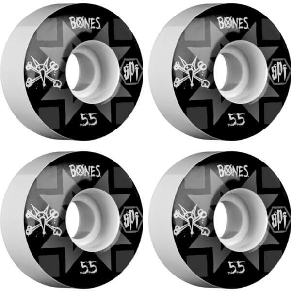 Bones Wheels Skatepark Formula Mini Rat Skateboard Wheels - 55mm 84b ...