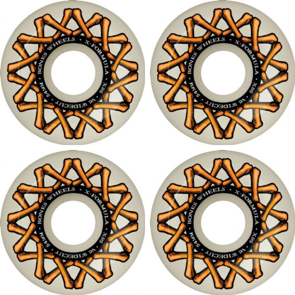 Bones Wheels XF X95 V6 Widecut X-Bones Logo Skateboard Wheels - 54mm 95a (Set of 4) Bones Wheels XF X95 V6 Widecut X-Bones Logo Skateboard Wheels - 54mm 95a (Set of 4)