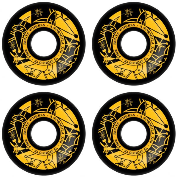 Bones Wheels XF X99 V5 Sidecut Vato Noir Black Skateboard Wheels - 54mm 99a (Set of 4) Bones Wheels XF X99 V5 Sidecut Vato Noir Black Skateboard Wheels - 54mm 99a (Set of 4)