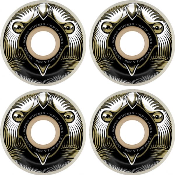 Bones Wheels Tony Hawk XF V5 Beak And Destroy Skateboard Wheels - 58mm 99a (Set of 4)