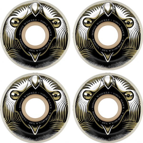 Bones Wheels Tony Hawk XF V5 Beak And Destroy Skateboard Wheels - 60mm 99a (Set of 4)