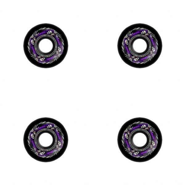 Bones Wheels Braden Hoban XF V6 Reaper Black Skateboard Wheels - 53mm 99a (Set of 4) Bones Wheels Braden Hoban XF V6 Reaper Black Skateboard Wheels - 53mm 99a (Set of 4)