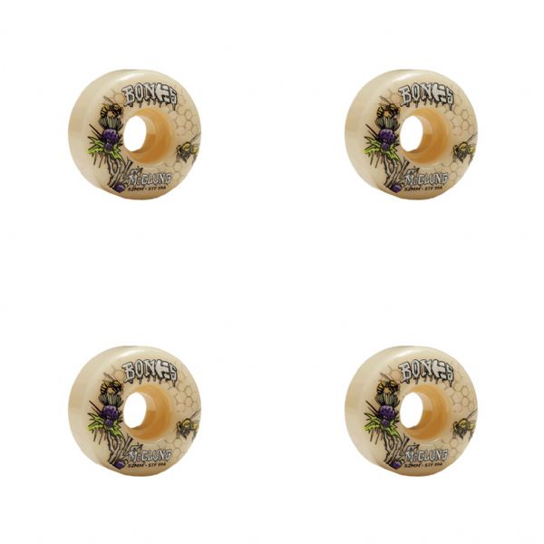 Bones Wheels Trevor McClung STF V1 Etnies Collab Natural Skateboard Wheels - 52mm 99a (Set of 4)