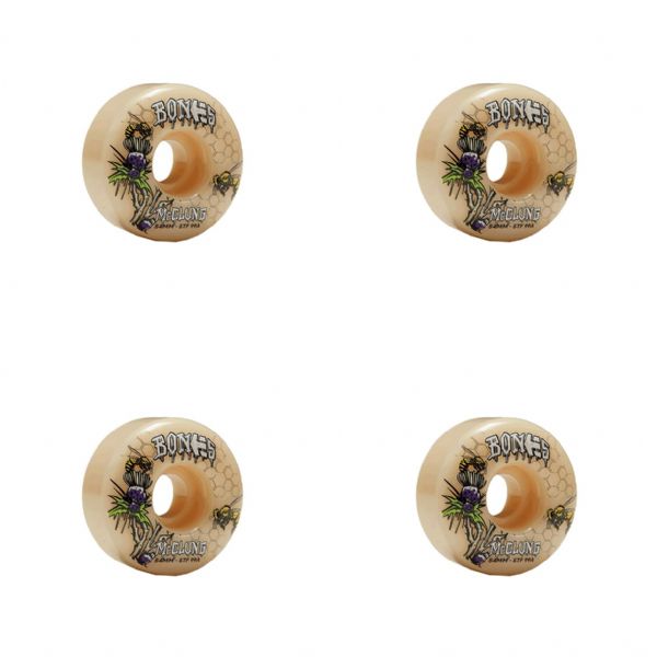 Bones Wheels Trevor McClung STF V1 Etnies Collab Natural Skateboard Wheels - 54mm 99a (Set of 4)