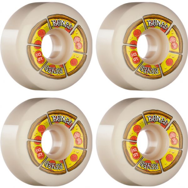 Bones Wheels Ryan Reyes STF V6 Pipin Hot Natural Skateboard Wheels - 56mm 99a (Set of 4)