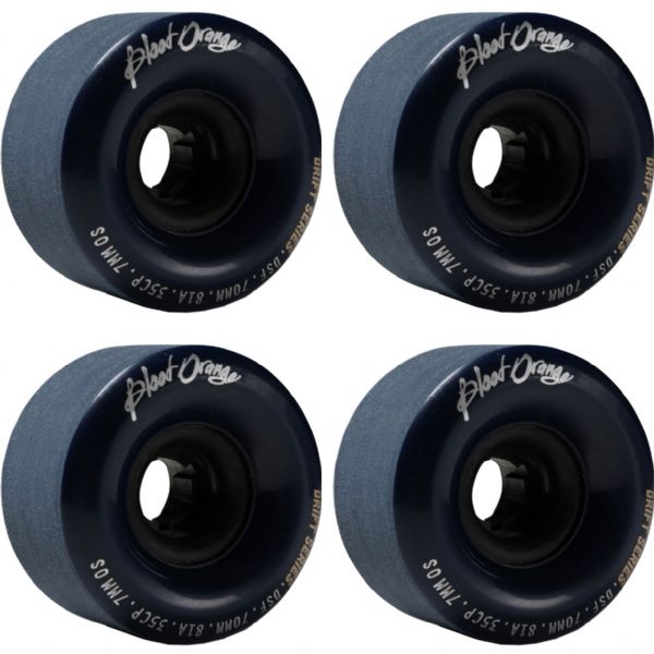 Blood Orange Drift Nightfall Navy Skateboard Wheels - 70mm 81a (Set of 4)