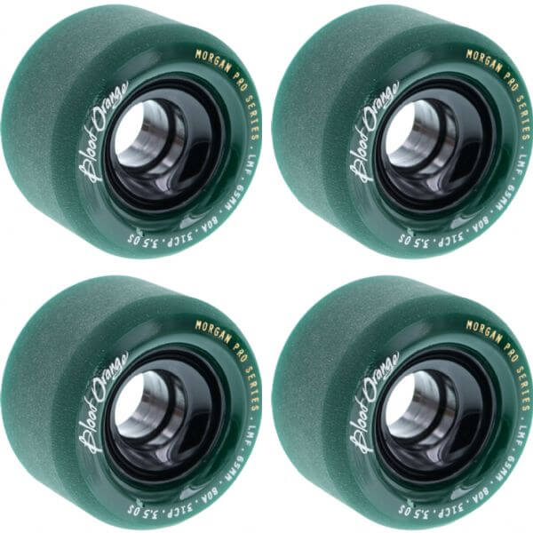 Blood Orange Liam Morgan Morgan Series Midnight Green Skateboard Wheels - 65mm 80a (Set of 4)