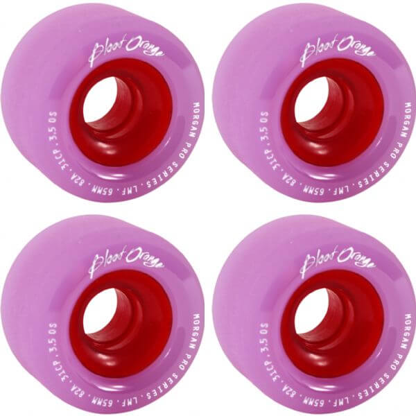 Blood Orange Liam Morgan Pro Series Lavender Skateboard Wheels - 65mm 82a (Set of 4)