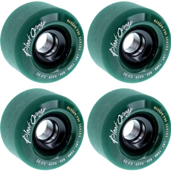 Blood Orange Liam Morgan Morgan Series Midnight Green Skateboard Wheels - 70mm 80a (Set of 4)