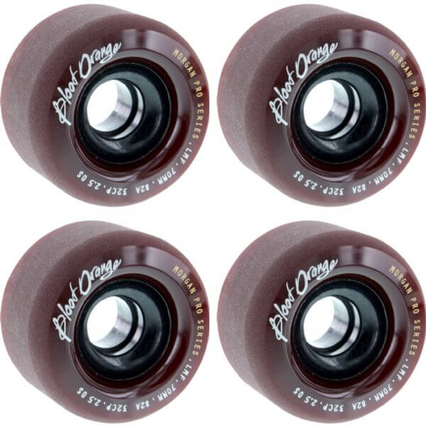 Blood Orange Liam Morgan Pro Series Midnight Maroon Skateboard Wheels - 70mm 82a (Set of 4)