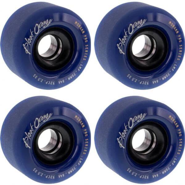 Blood Orange Liam Morgan Pro Series Midnight Navy Skateboard Wheels - 70mm 84a (Set of 4)