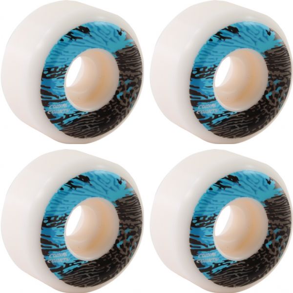 Colours Collectiv Skateboards Fish Camo Skateboard Wheels - 52mm 101a (Set of 4)