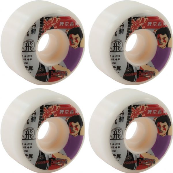 Colours Collectiv Skateboards Vintage HK Skateboard Wheels - 52mm 101a (Set of 4)