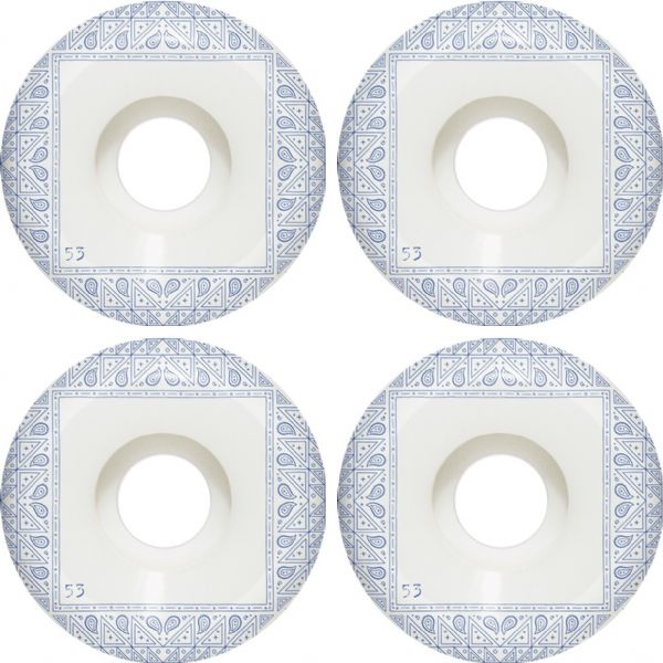 Chocolate Skateboards Bandana Conical White Skateboard Wheels - 53mm 99a (Set of 4)